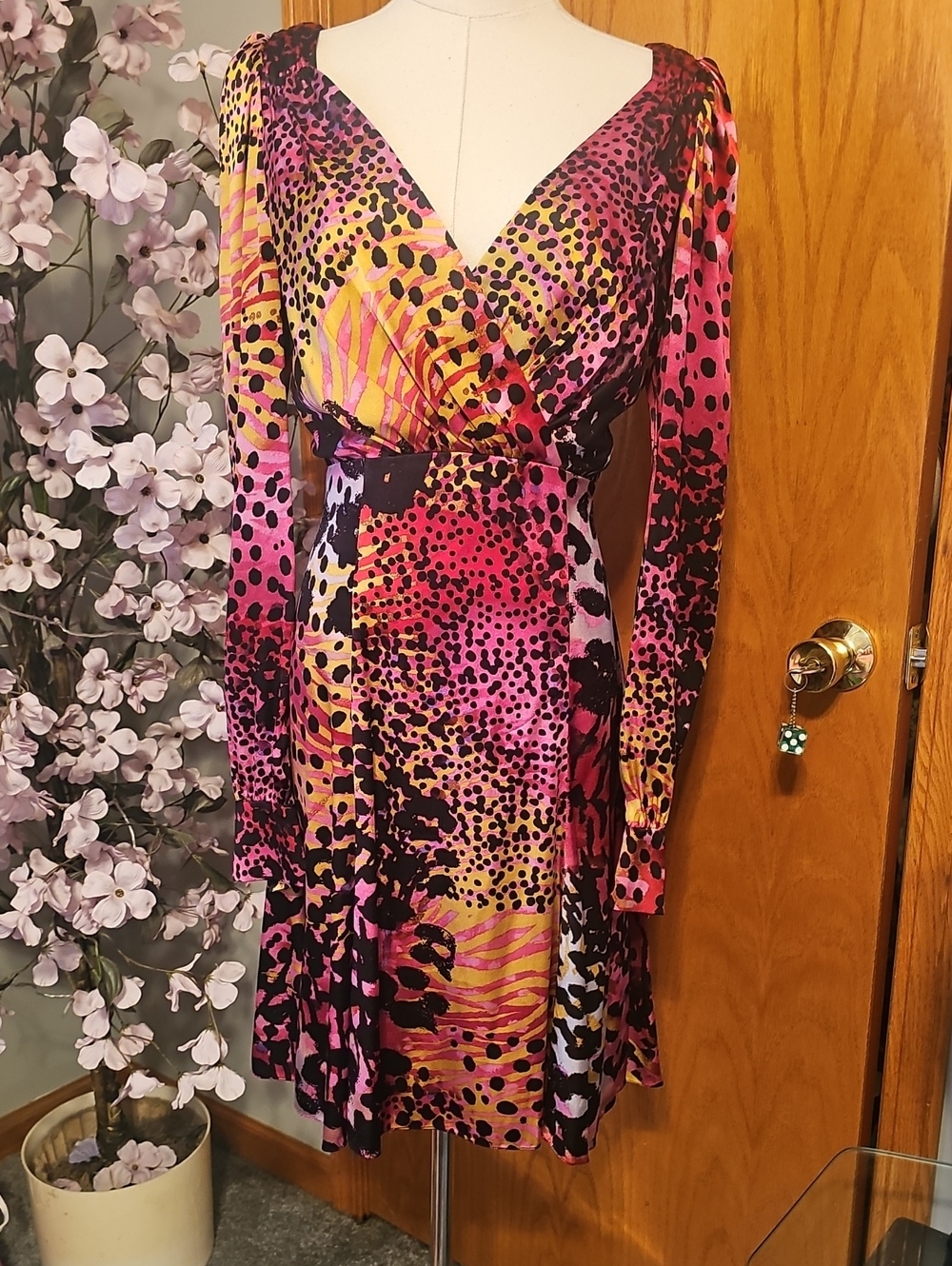 Betsy Johnson RARE Runway Silk Dress